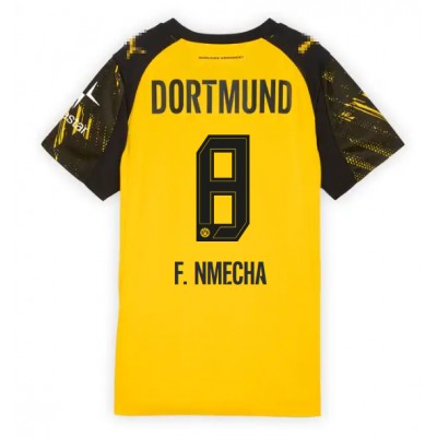 Fotballdrakt Dame Borussia Dortmund Felix Nmecha #8 Hjemmedrakt 2025-26 Kortermet Fotballdrakt Dame Borussia Dortmund Felix Nmecha #8 Hjemmedrakt 2025-26 Kortermet
